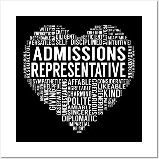 Admissions Representative Heart Posters and Art